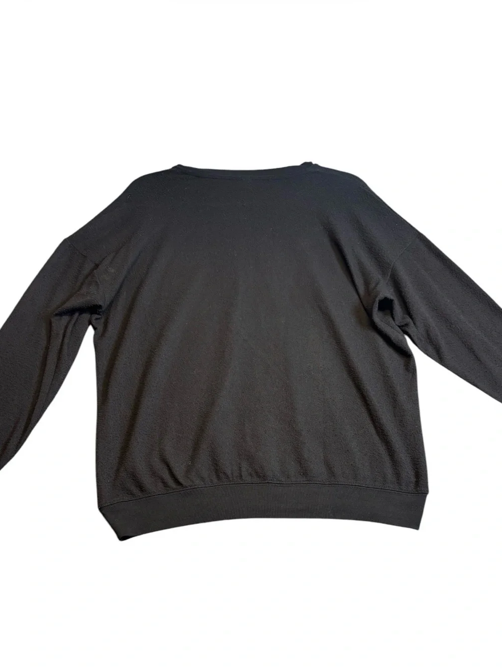 Alo Yoga Chill Crew Pullover Sweatshirt Black 23